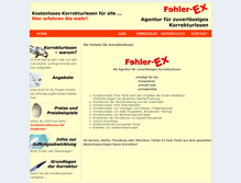 Tablet Screenshot of fehler-ex.de